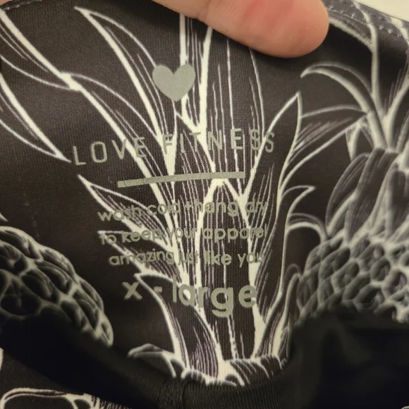 Pineapple Print Women's Athletic Shorts - Picture 2 of 2